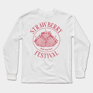 Strawberry Festival Cottagecore Cottagecore Long Sleeve T-Shirt